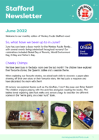 Monkey Puzzle Stafford Newsletter – June/July 2022
